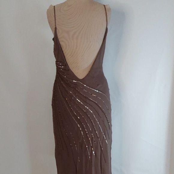 (32)  New Cassandra Stone Beaded and Sequined Dress - Picture 3 of 5